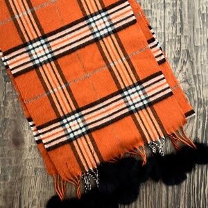 Orange/Black Scarf
